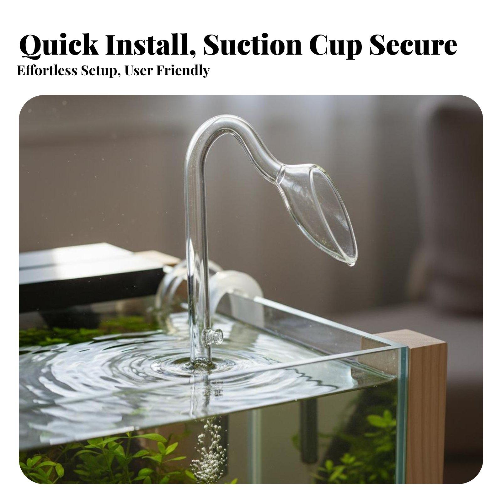 Glass Lily Pipe Aquarium Surfa - Aquarium Lily Pipe 评论和价格
