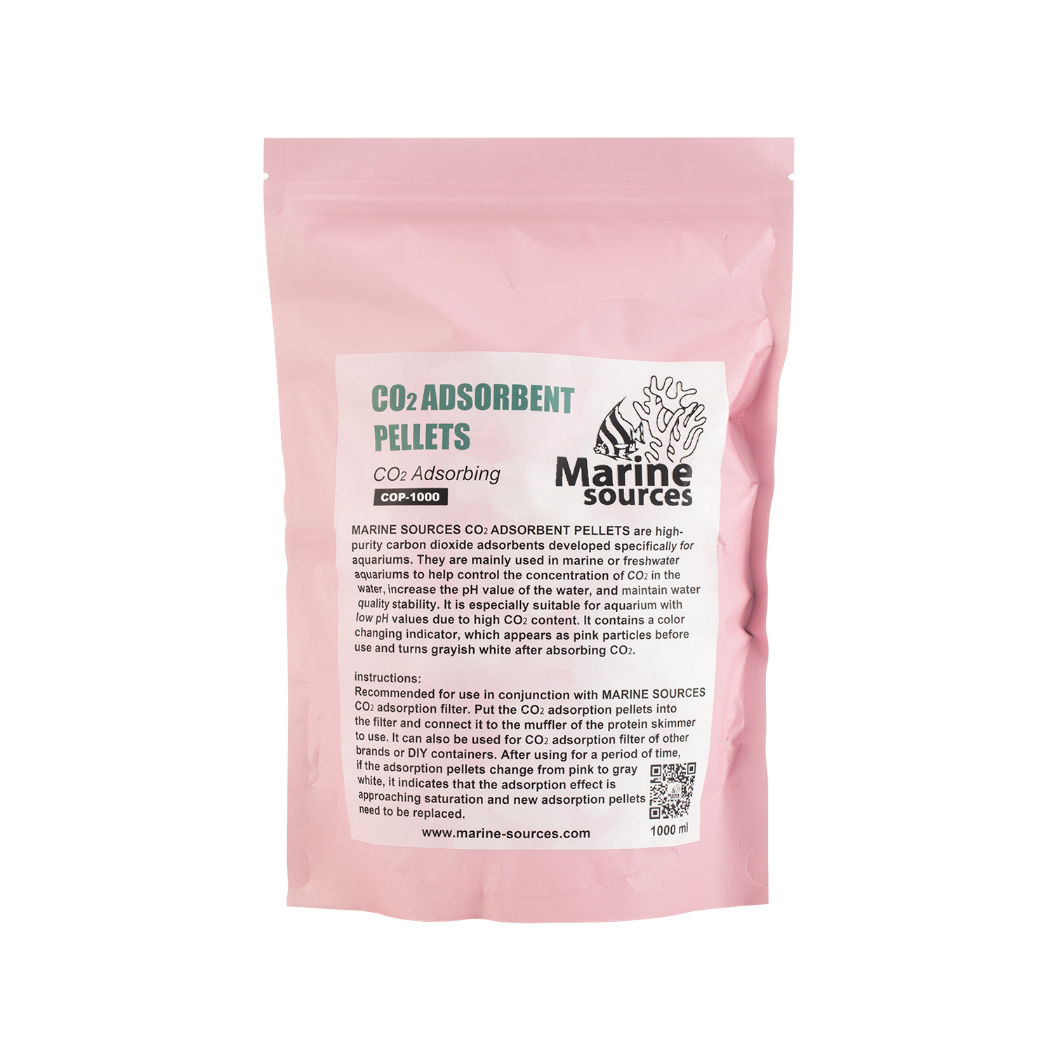 Marine Sources 1000ml CO2 Abso - Planted Aquarium Ph 评论和价格