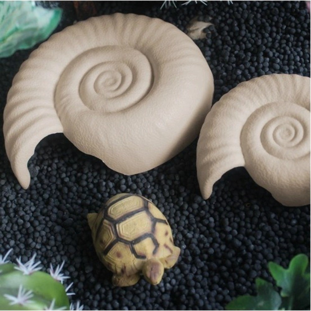 Ammonite Shape Reptile Hidden  - Aquarium Planting Ideas 评论和价格